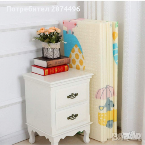 2804 Детски двулицев килим/подложка за игра 200 х 180 см., снимка 8 - Други - 36399621