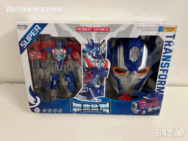 Робот Трансформер Оптимус Прайм с маска, Бъмбълби, снимка 3 - Други - 53170161