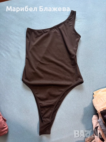 Дамско черно боди 