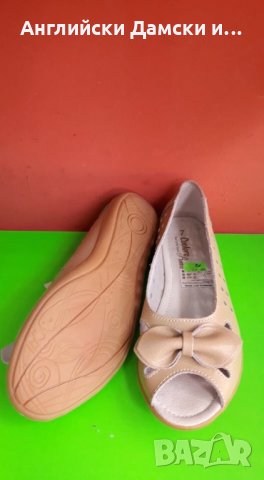 Английски дамски сандали-обувки естествена кожа, снимка 4 - Сандали - 29393610