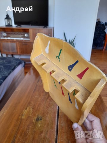 Стара закачалка за прибори #6, снимка 3 - Антикварни и старинни предмети - 37497394