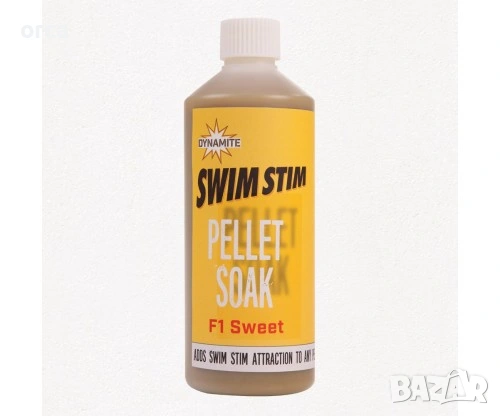 Атрактант Dynamite Baits Pellet Soak Swim Stim 500мл за захранка пелети, снимка 3 - Стръв и захранки - 53955368