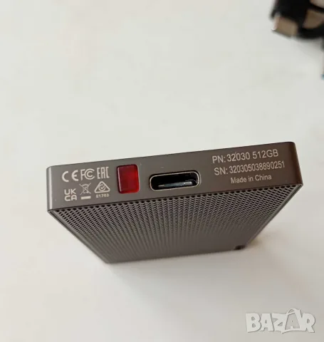 Продавам външен SSD диск Verbatim, снимка 2 - Външни хард дискове - 56041220