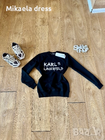 Разкошен ежедневен суичър Karl Lagerfeld, снимка 5 - Суичъри - 51939858