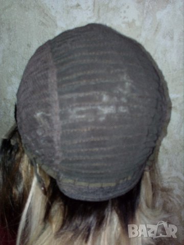 НОВА перука - боб -омбре тъмнокестеняво към платинено русо, снимка 10 - Аксесоари за коса - 36683118