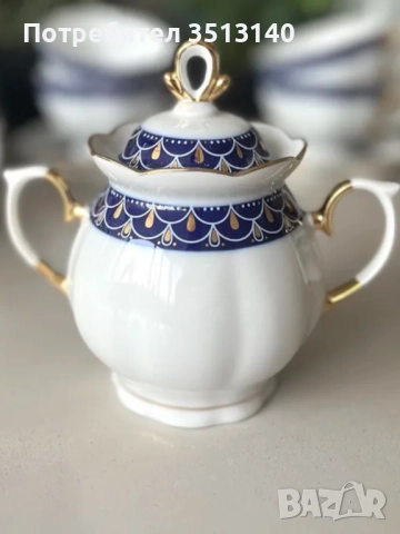 Сервиз за кафе и сервиз за чай 36 части, снимка 3 - Сервизи - 51530948