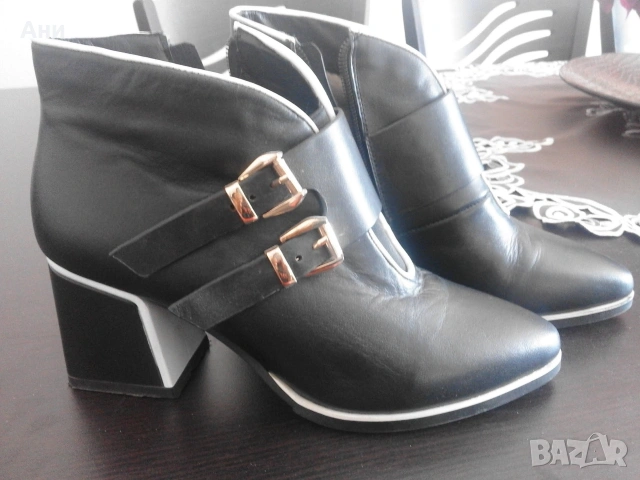 Боти от естествена кожа