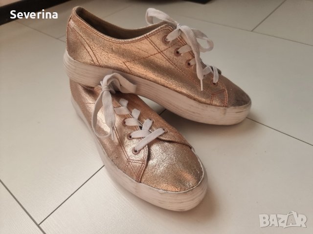 Розово злато- цвят кецове 41