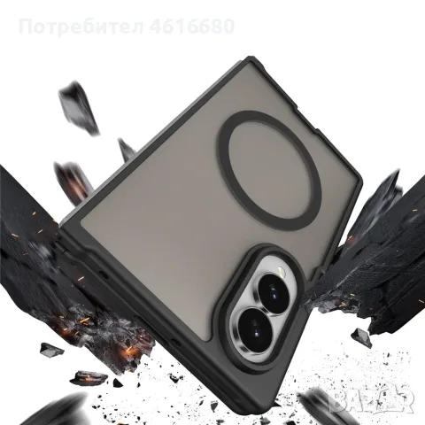 Калъф Techsuit - HaloFrost II MagSafe - iPhone Ultra / iPhone Duo - Black, снимка 5 - Калъфи, кейсове - 56250632