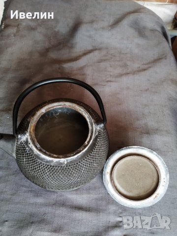 стар чугунен чайник, снимка 3 - Антикварни и старинни предмети - 29866386