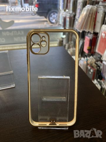 Apple iPhone 11 Прозрачен кейс с кант