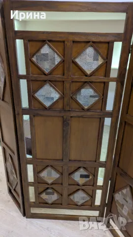 Параван от масивно дърво и вулканичен камък, снимка 5 - Друго търговско оборудване - 49989200