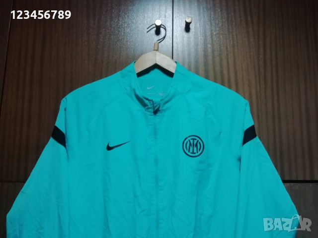 Inter Milan Nike 2021/2022 оригинално горнище Интер Милан размер М, снимка 4 - Спортни дрехи, екипи - 53375581