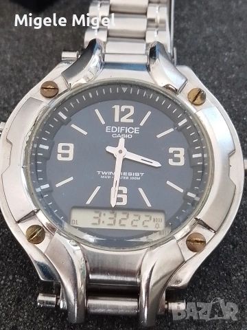 Ръчен мъжки часовник CASIO EDIFICE, снимка 6 - Мъжки - 53935696