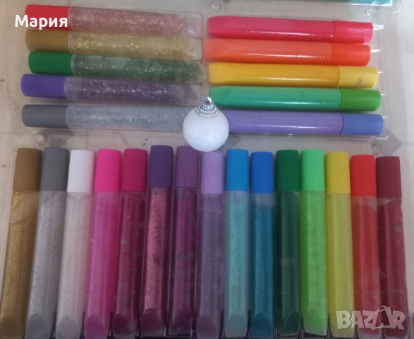 Комплект за декориране на коледни топки, снимка 3 - Коледни подаръци - 52619035