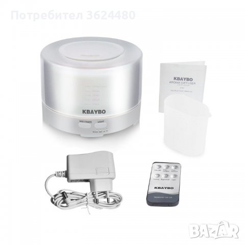 Арома Дифузер за етерични масла с цветотерапия, снимка 17 - Други стоки за дома - 39954849