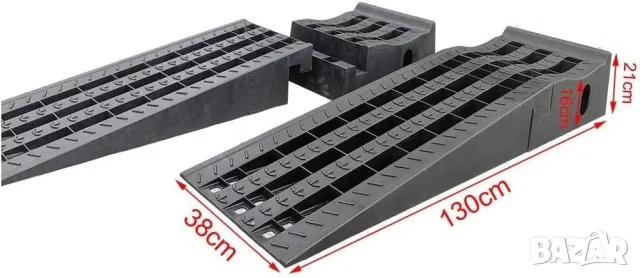 Разглобяема автомобилна рампа 3 тона, пластмаса 130x 38x 21 см, снимка 2 - Аксесоари и консумативи - 49359619