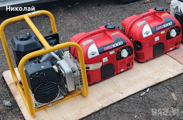 Генератори за ток бензинови Briggs & Stratton 3бр. * ЧИСТО НОВИ *