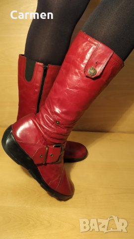 Mod Dep италиански ботуши от естествена кожа, снимка 6 - Дамски ботуши - 31278075