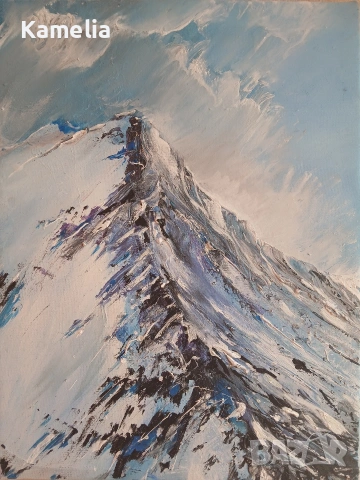 Картина: "Зима в планината" 