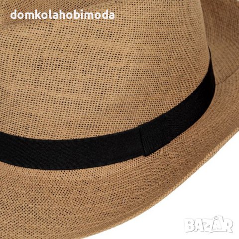 Дамска лятна шапка, Диаметър с периферията: 34 см , снимка 2 - Шапки - 39968897