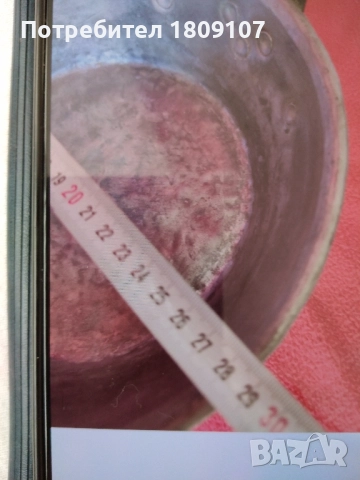 Меден масивен тиган 28х9 см, снимка 6 - Съдове за готвене - 52421671