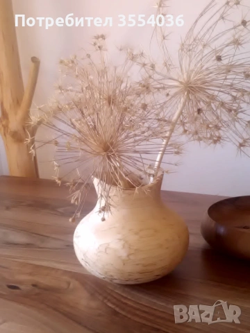 Ваза от дърво