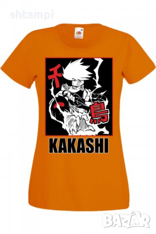 Дамска тениска Аниме Манга Naruto Hatake Kakashi 04 Chidori,Анимация,игра,Празник,Повод., снимка 8 - Тениски - 38059541