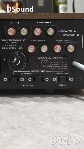 ONKYO A-7055 – Лимитирана Серия №107/200, Old Gold –Class A, снимка 10 - Ресийвъри, усилватели, смесителни пултове - 52587623