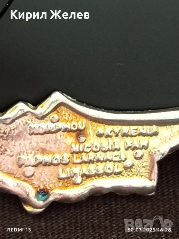 ПОСРЕБРЕНИ ВИЛИЧКИ за ДЕСЕРТ КИПЪР СТАРИ РЕДКИ ЗА КОЛЕКЦИЯ 35367, снимка 4 - Други ценни предмети - 51193799