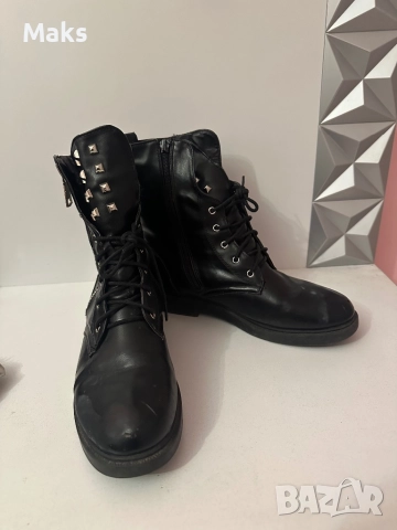 Зимни кожени боти, снимка 3 - Дамски боти - 52681571