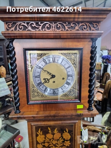 МНОГО КРАСИВ ПАРКЕТЕН ЧАСОВНИК , снимка 5 - Стенни часовници - 52637278