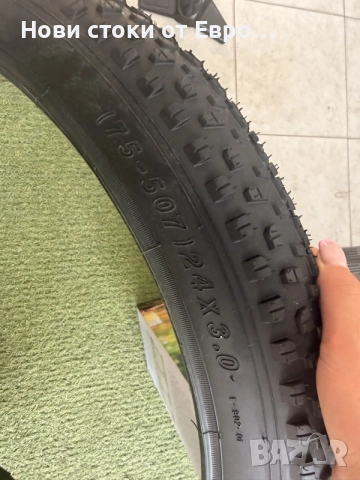 Нова външна гума за Е-bike / Fat Bike EXCE 24x3.0 
, снимка 4 - Части за велосипеди - 55909735