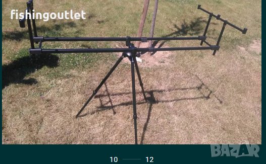  Масивен шарански трипод (стойка) за 3 и за 5 въдици! , снимка 10 - Такъми - 30895723
