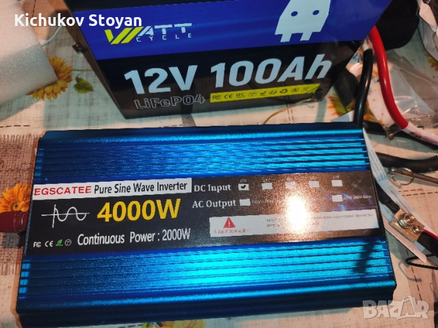 Инвертор чиста синосуида 12v/230v 2/4кв, снимка 2 - Друга електроника - 52203262