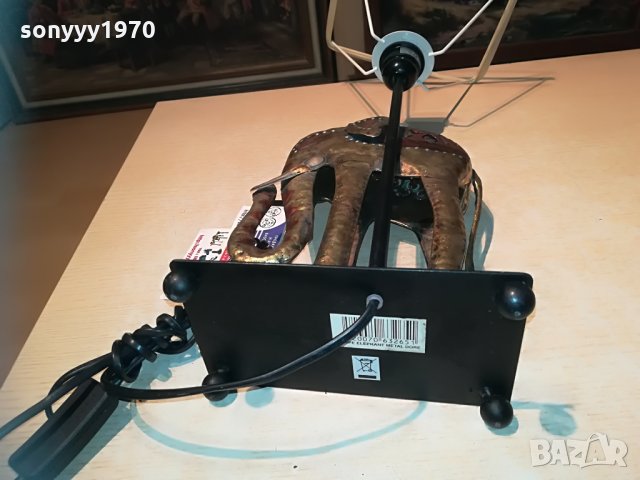 метален слон-лампа-50см-внос франция, снимка 15 - Колекции - 29563049