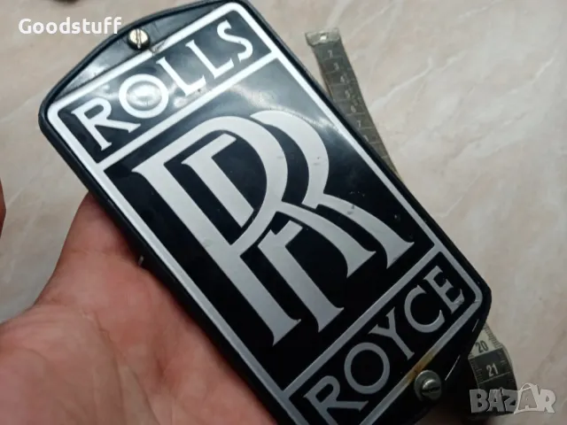 Емблема, Ролс-Ройс, Ролс-Ройс, ретро табела, авто

, снимка 5 - Части - 47666462
