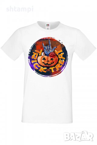 Мъжка тениска Halloween 04,Halloween,Хелоуин,Празник,Забавление,Изненада,Обичаи,, снимка 2 - Тениски - 38134666