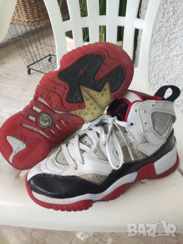 кожени Nike Jordan Jumpman Two Trey Concord Bred, снимка 6 - Детски маратонки - 50784718