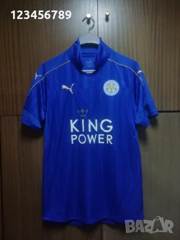 Leicester City Puma 2016 оригинална шампионска тениска фланелка Лестър Сити размер М