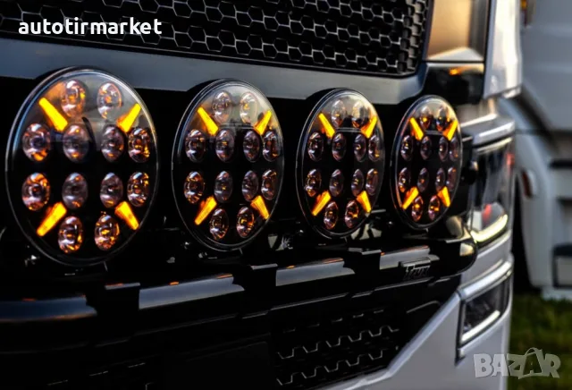 LED Халоген 9 инча Ø 218 мм/Работна лампа – NA550, снимка 9 - Аксесоари и консумативи - 56054096