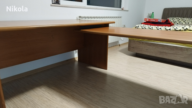 Ъглово бюро - 2 бюра свързани под ъгъл 140/190 - 80/60см, снимка 6 - Работни маси и бюра - 44590286