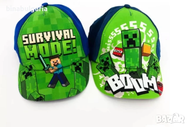 Детски шапки с козирка модел “Minecraft "