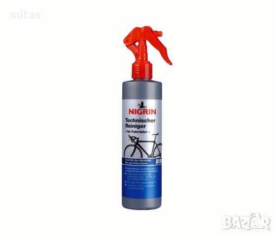 Спрей за почистване на мазнини и масла за велосипед NIGRIN - 300ml
