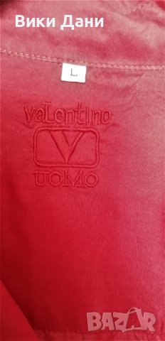 нови копринени ризи VALENTINO uomo L и M, снимка 4 - Ризи - 38931722