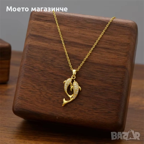 Дамско колие от медицинска стомана - различни модели, снимка 2 - Колиета, медальони, синджири - 53110655