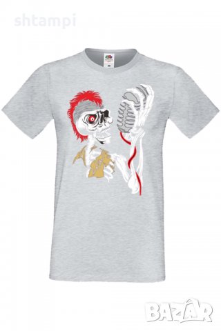 Мъжка тениска Sceleton singer,Изненада,Повод,Подарък,Празник, снимка 10 - Тениски - 37652711