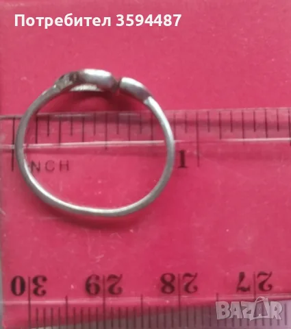 Сребърен пръстен , снимка 5 - Пръстени - 50540516
