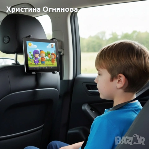 Стойка за телефон или таблет за автомобилна седалка – 360° въртене, снимка 6 - Аксесоари и консумативи - 53056855