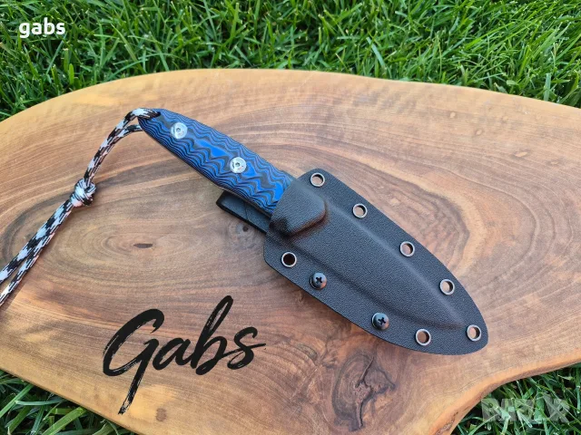 Нож с фиксирано острие FOX Knives FX529,фултанг с тактическа кания, снимка 10 - Ножове - 55922510